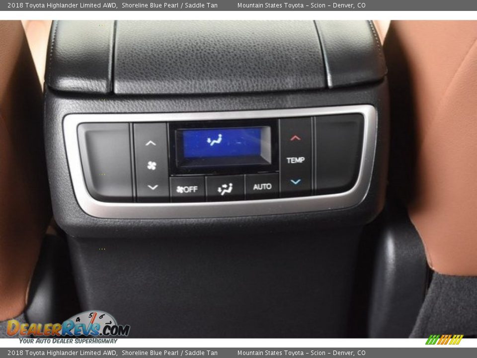 2018 Toyota Highlander Limited AWD Shoreline Blue Pearl / Saddle Tan Photo #17