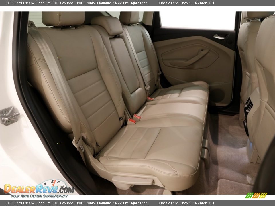 2014 Ford Escape Titanium 2.0L EcoBoost 4WD White Platinum / Medium Light Stone Photo #22