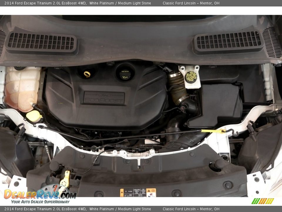 2014 Ford Escape Titanium 2.0L EcoBoost 4WD White Platinum / Medium Light Stone Photo #29