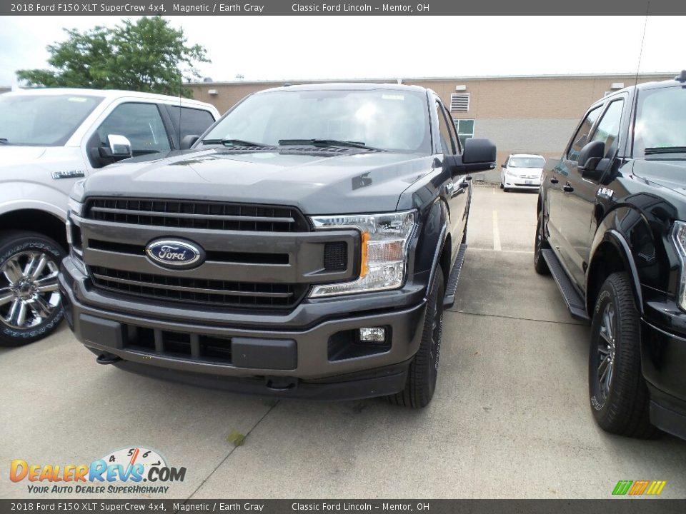 2018 Ford F150 XLT SuperCrew 4x4 Magnetic / Earth Gray Photo #1