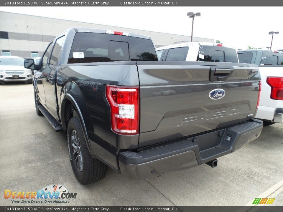 2018 Ford F150 XLT SuperCrew 4x4 Magnetic / Earth Gray Photo #3