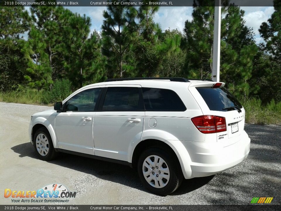 2018 Dodge Journey SE Vice White / Black Photo #3