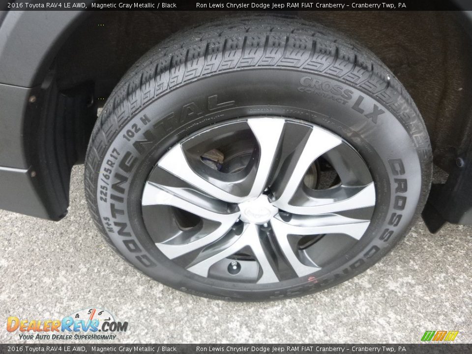 2016 Toyota RAV4 LE AWD Magnetic Gray Metallic / Black Photo #9