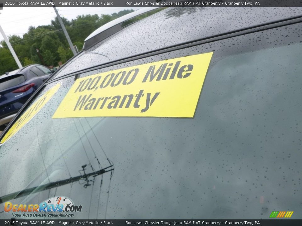 2016 Toyota RAV4 LE AWD Magnetic Gray Metallic / Black Photo #13
