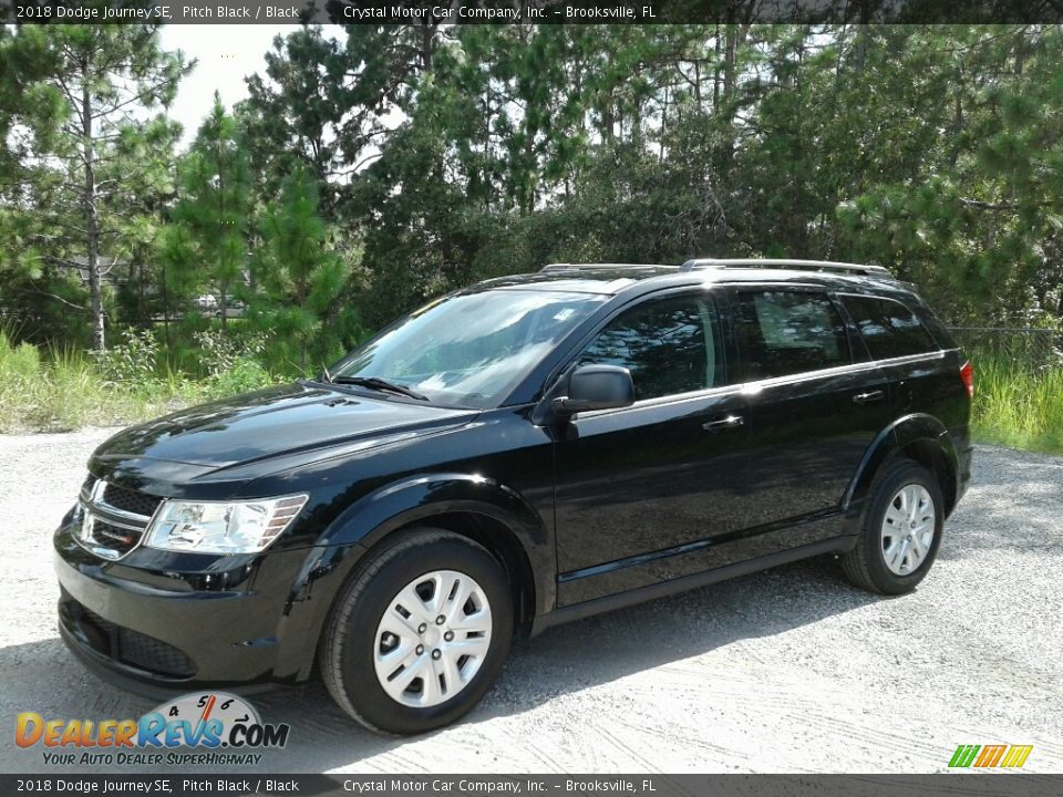 2018 Dodge Journey SE Pitch Black / Black Photo #1