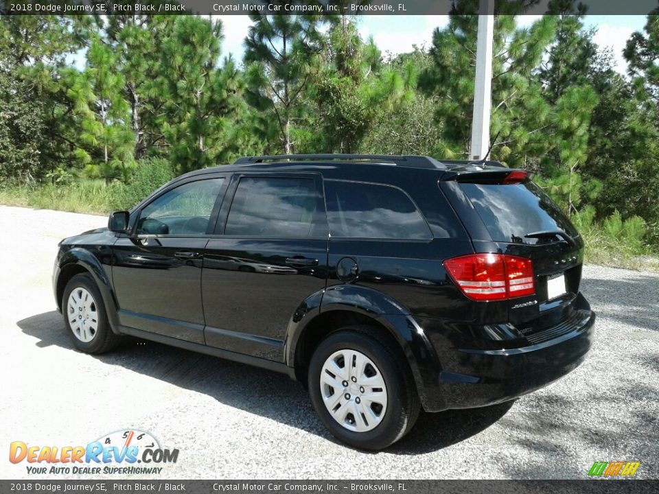 2018 Dodge Journey SE Pitch Black / Black Photo #3