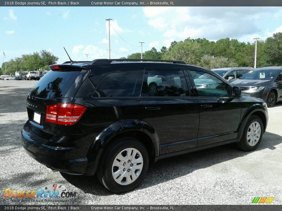 2018 Dodge Journey SE Pitch Black / Black Photo #5
