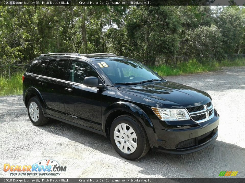 2018 Dodge Journey SE Pitch Black / Black Photo #7