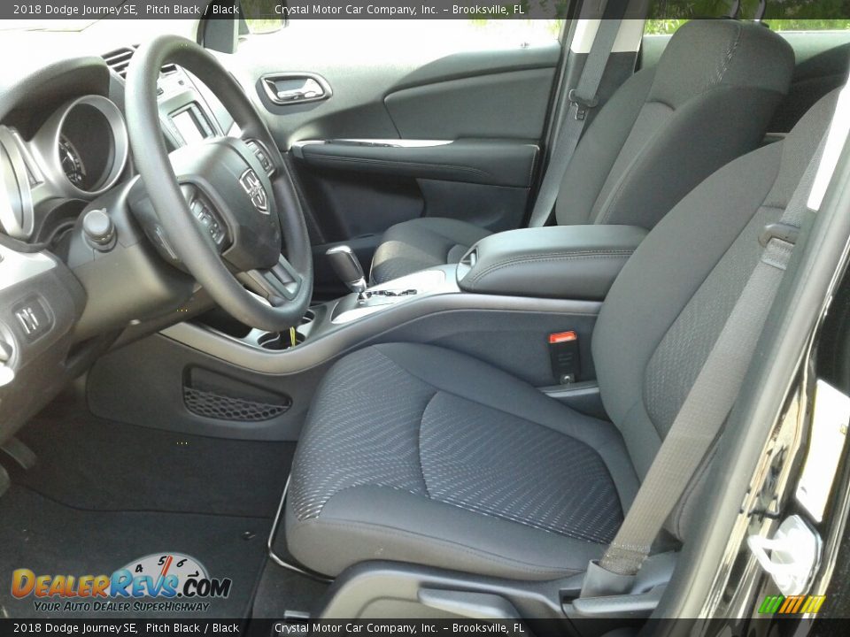 2018 Dodge Journey SE Pitch Black / Black Photo #9