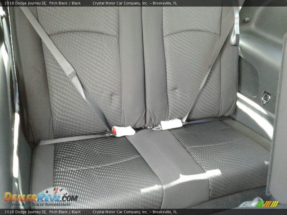 2018 Dodge Journey SE Pitch Black / Black Photo #11