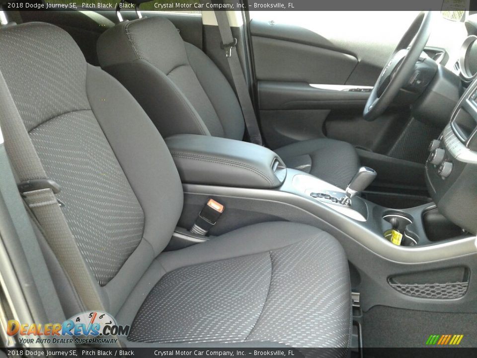 2018 Dodge Journey SE Pitch Black / Black Photo #12