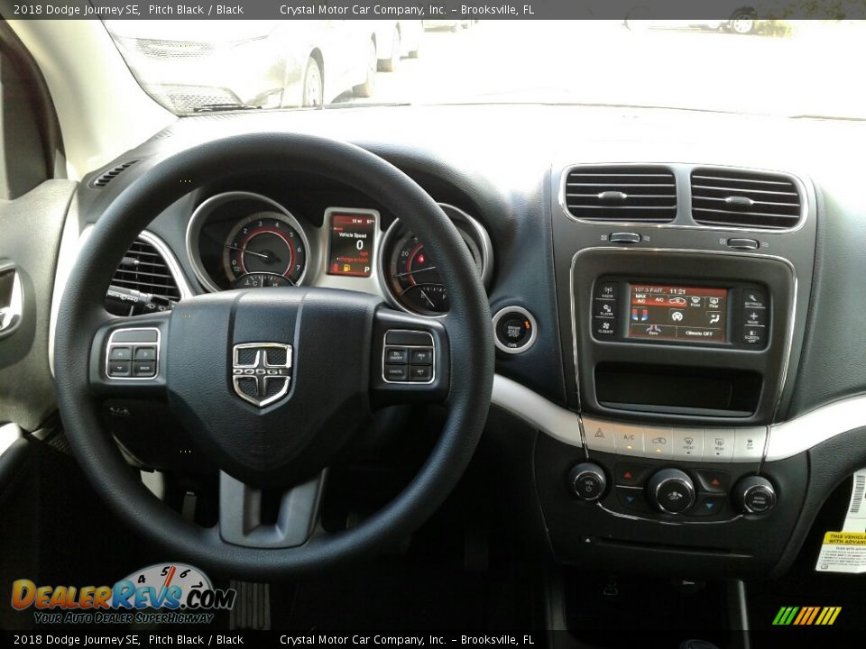 2018 Dodge Journey SE Pitch Black / Black Photo #13