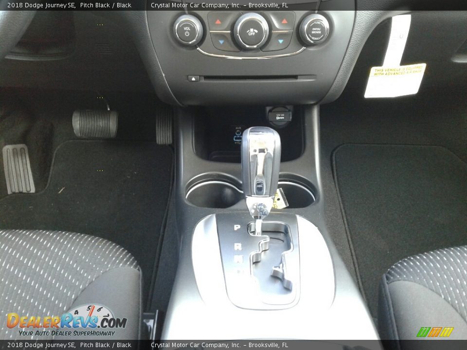 2018 Dodge Journey SE Pitch Black / Black Photo #16