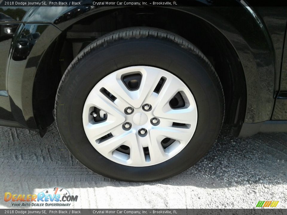 2018 Dodge Journey SE Pitch Black / Black Photo #20