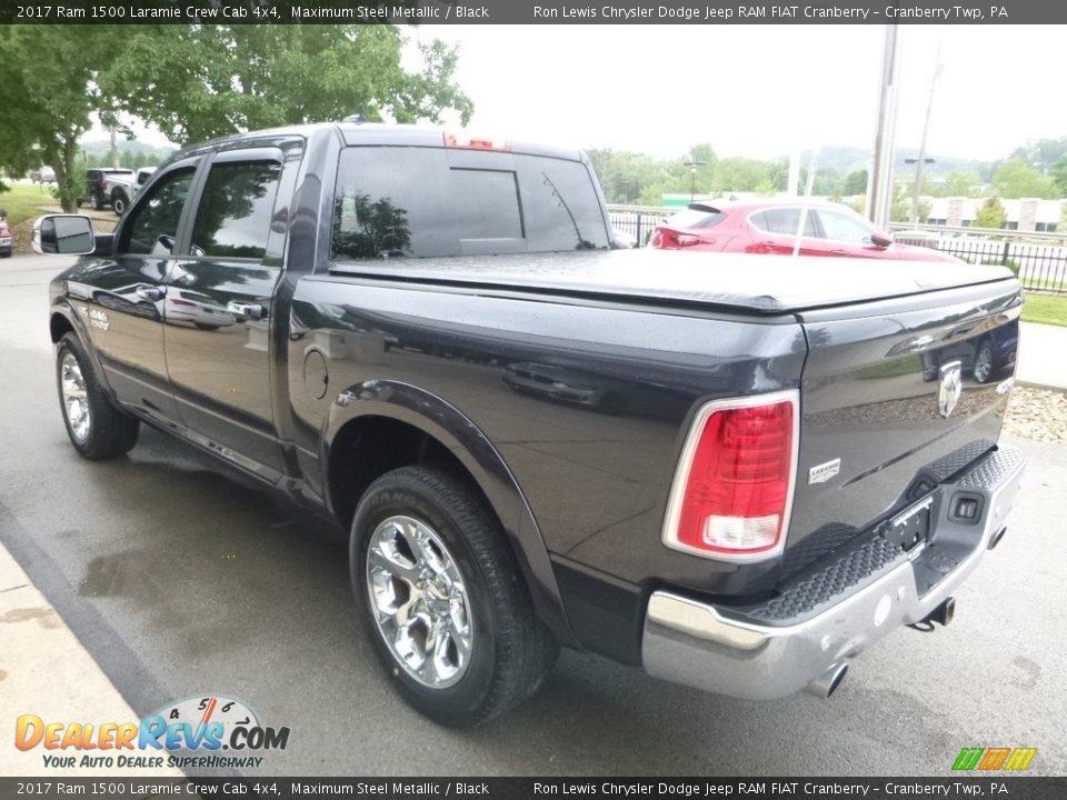 2017 Ram 1500 Laramie Crew Cab 4x4 Maximum Steel Metallic / Black Photo #7