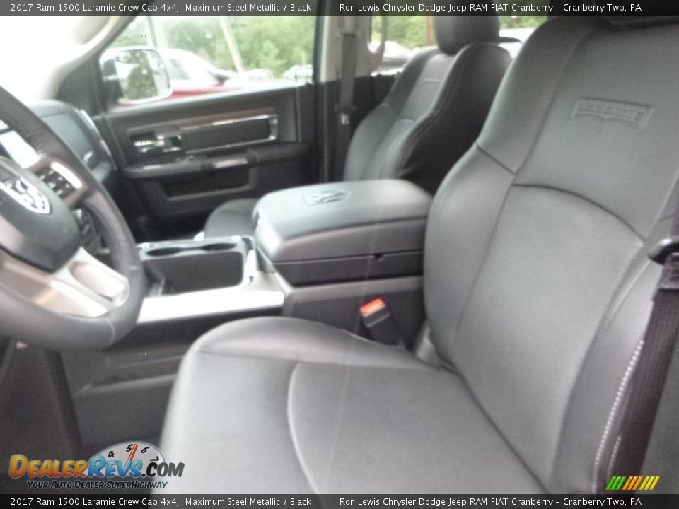 2017 Ram 1500 Laramie Crew Cab 4x4 Maximum Steel Metallic / Black Photo #15