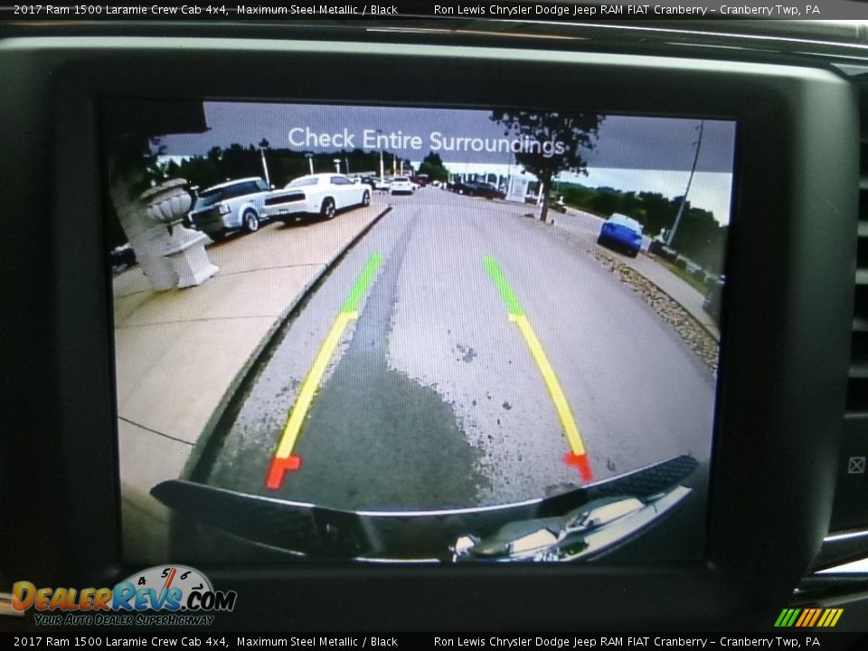 2017 Ram 1500 Laramie Crew Cab 4x4 Maximum Steel Metallic / Black Photo #17