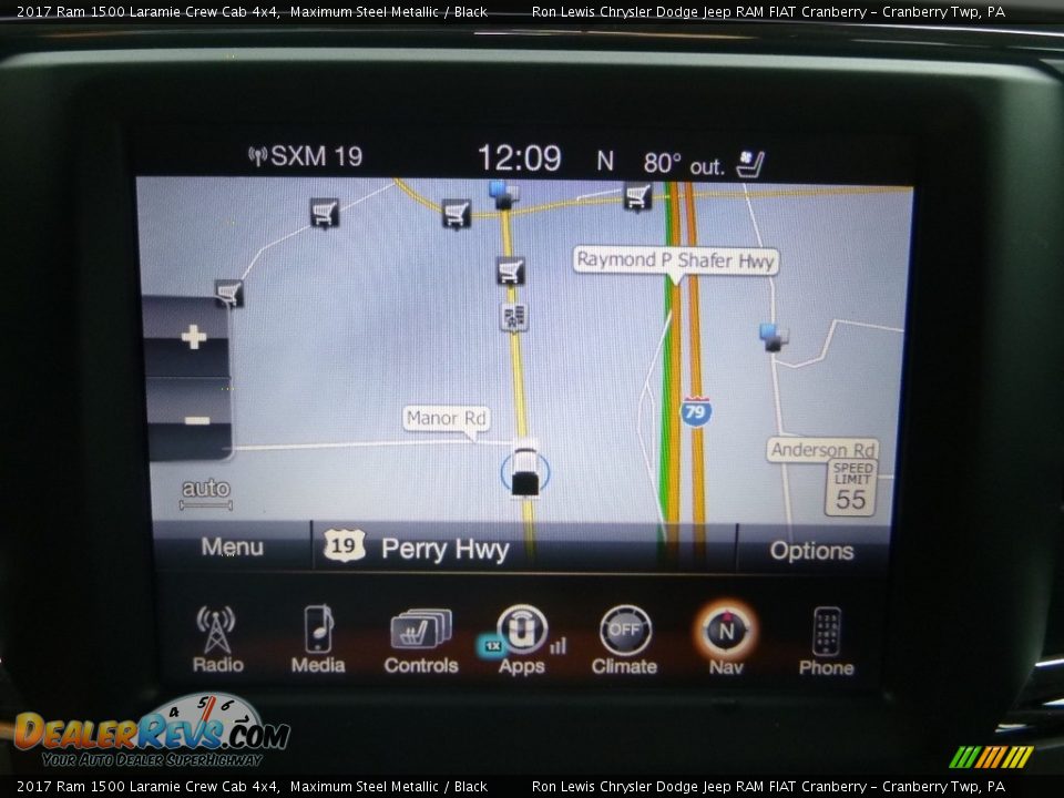 2017 Ram 1500 Laramie Crew Cab 4x4 Maximum Steel Metallic / Black Photo #18