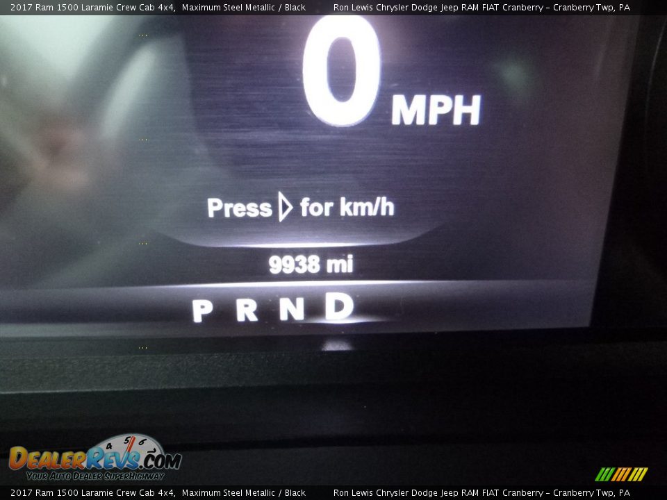 2017 Ram 1500 Laramie Crew Cab 4x4 Maximum Steel Metallic / Black Photo #19