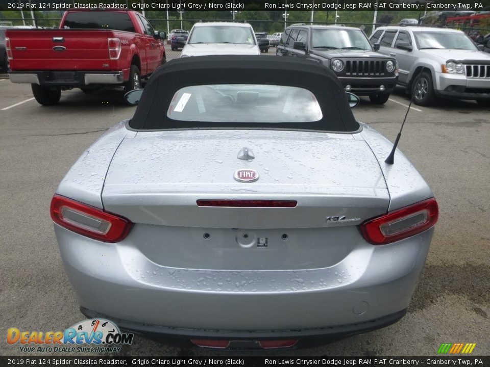 2019 Fiat 124 Spider Classica Roadster Grigio Chiaro Light Grey / Nero (Black) Photo #4