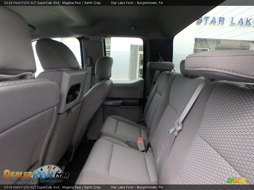 Rear Seat of 2018 Ford F150 XLT SuperCab 4x4 Photo #10