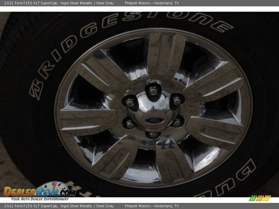 2012 Ford F150 XLT SuperCab Ingot Silver Metallic / Steel Gray Photo #4