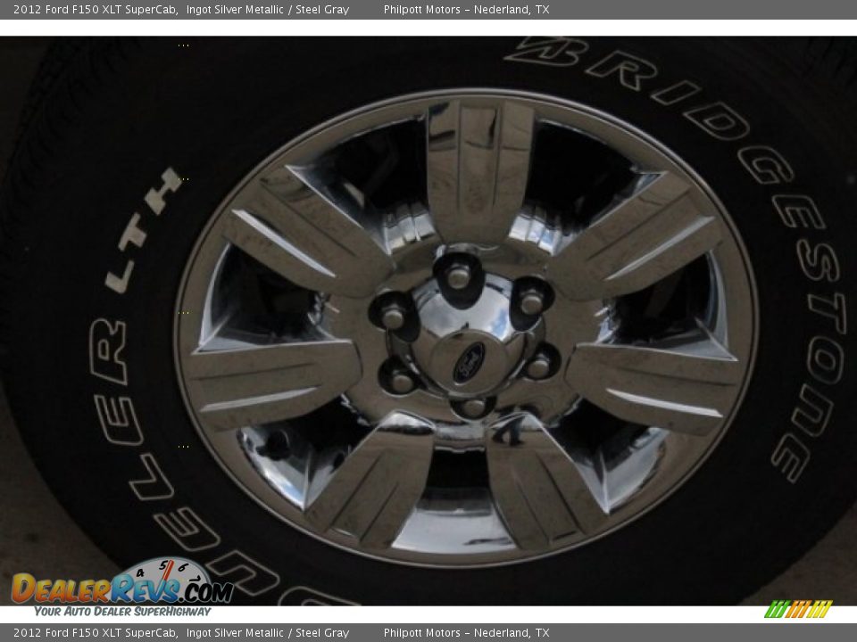 2012 Ford F150 XLT SuperCab Ingot Silver Metallic / Steel Gray Photo #9