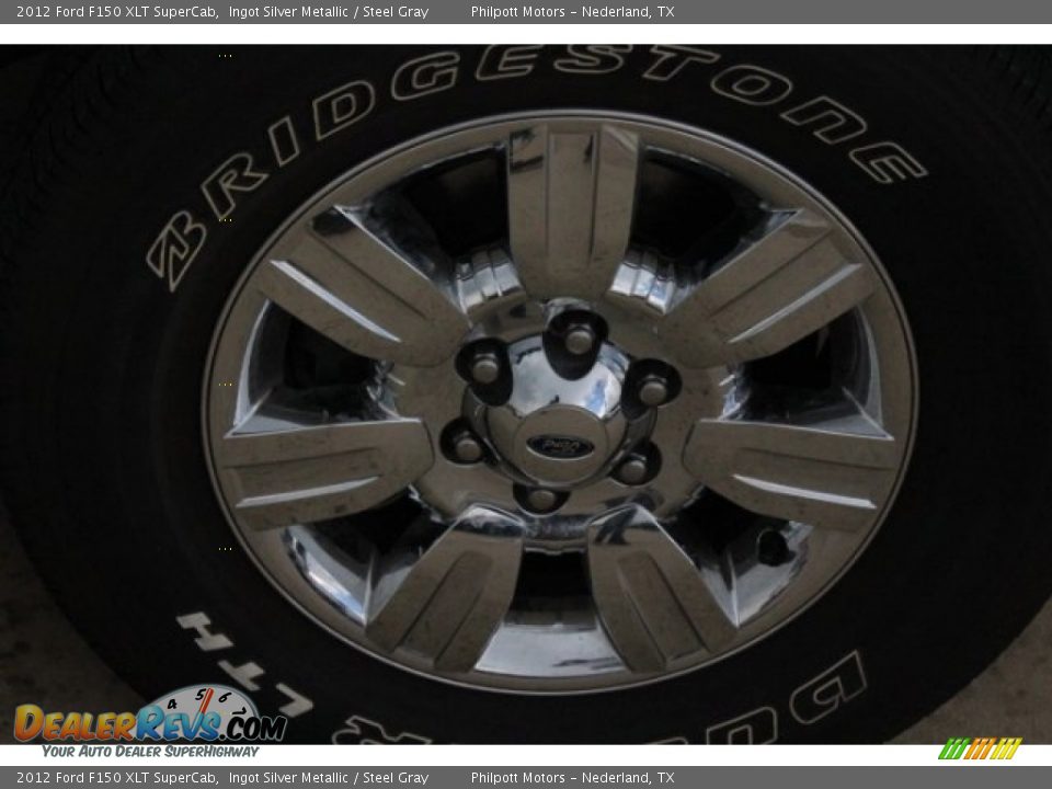 2012 Ford F150 XLT SuperCab Ingot Silver Metallic / Steel Gray Photo #10