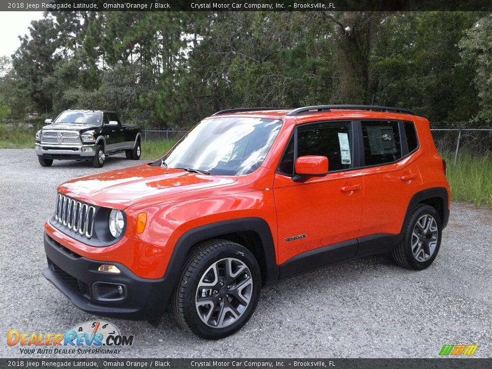2018 Jeep Renegade Latitude Omaha Orange / Black Photo #1