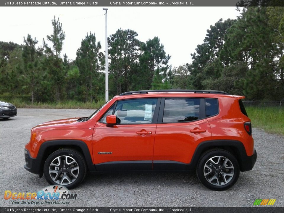 2018 Jeep Renegade Latitude Omaha Orange / Black Photo #2