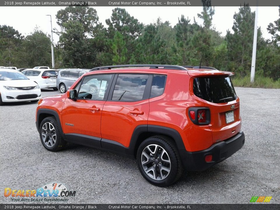 2018 Jeep Renegade Latitude Omaha Orange / Black Photo #3