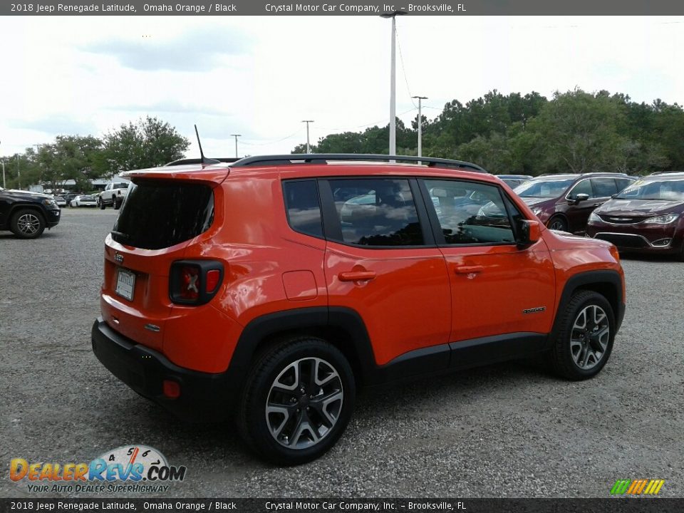 2018 Jeep Renegade Latitude Omaha Orange / Black Photo #5