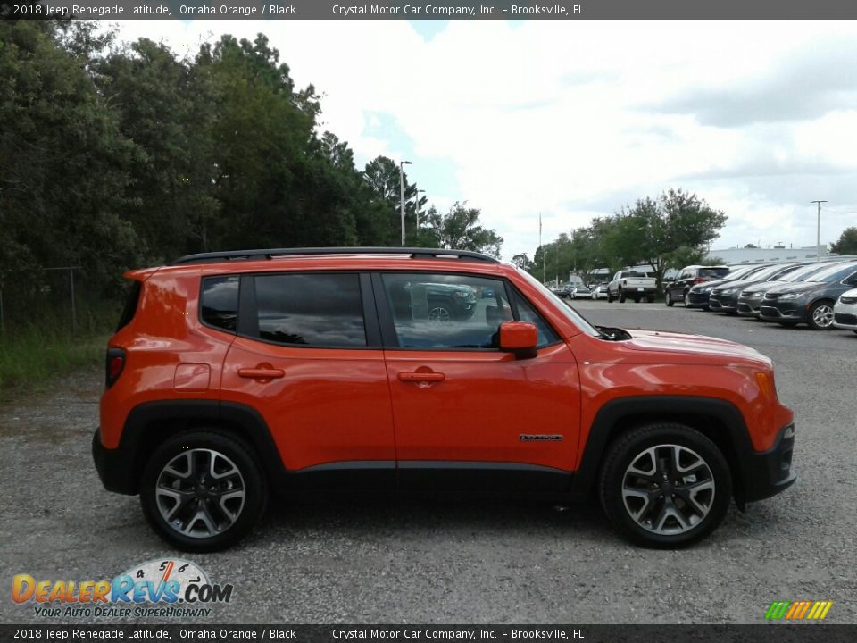 2018 Jeep Renegade Latitude Omaha Orange / Black Photo #6