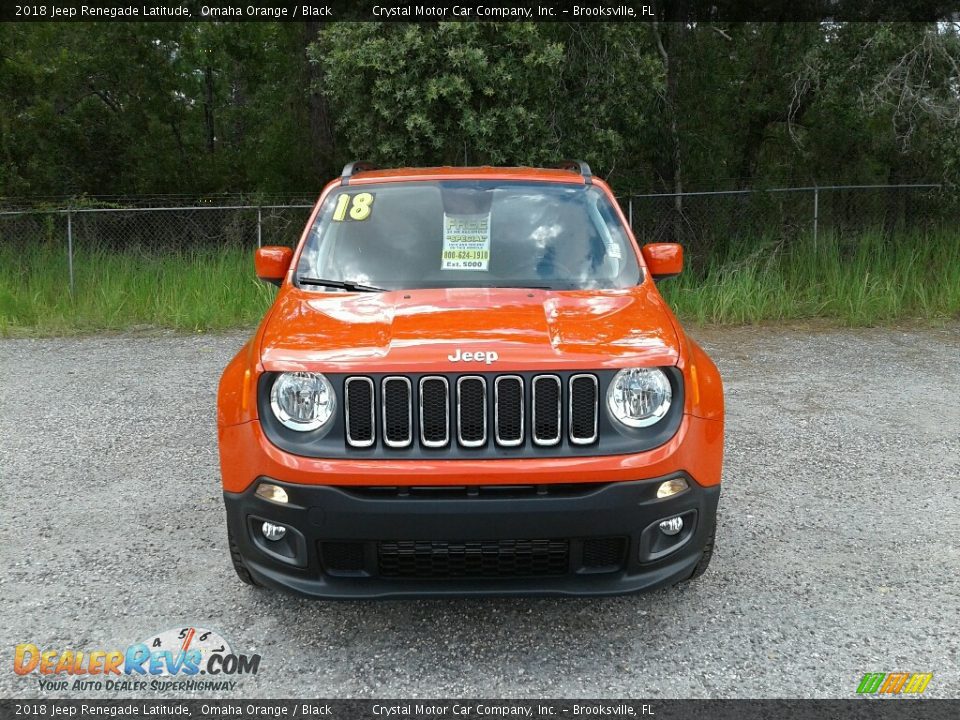 2018 Jeep Renegade Latitude Omaha Orange / Black Photo #8