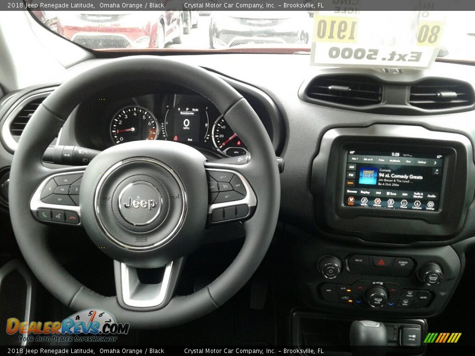 2018 Jeep Renegade Latitude Omaha Orange / Black Photo #13