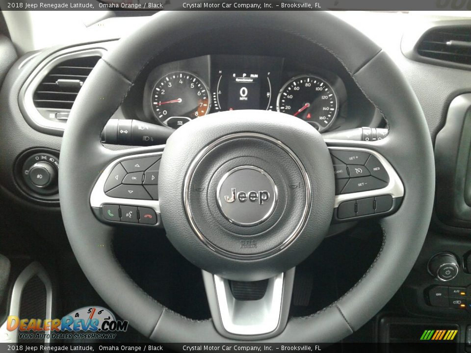 2018 Jeep Renegade Latitude Omaha Orange / Black Photo #14