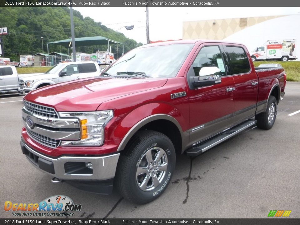 2018 Ford F150 Lariat SuperCrew 4x4 Ruby Red / Black Photo #5