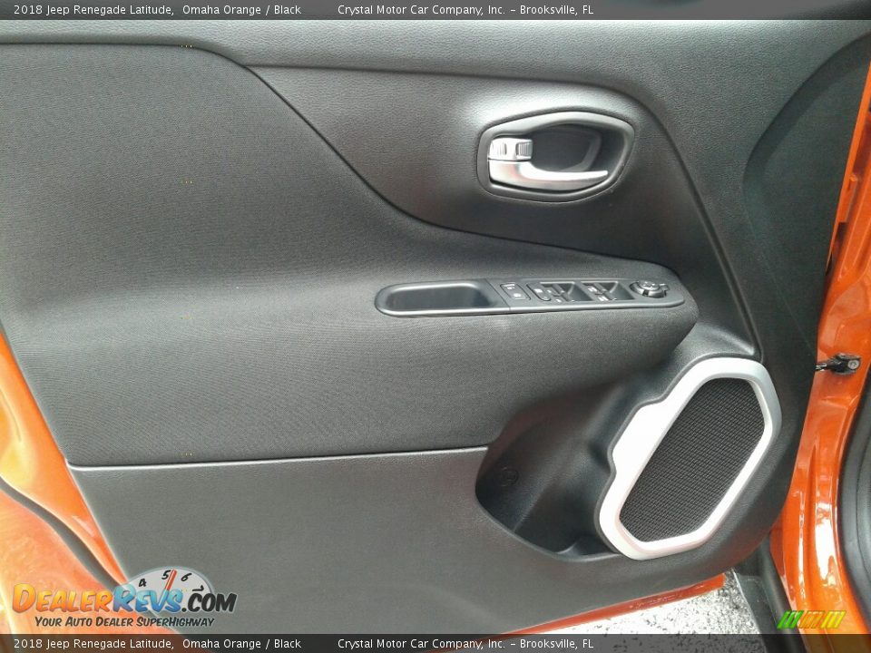 2018 Jeep Renegade Latitude Omaha Orange / Black Photo #17
