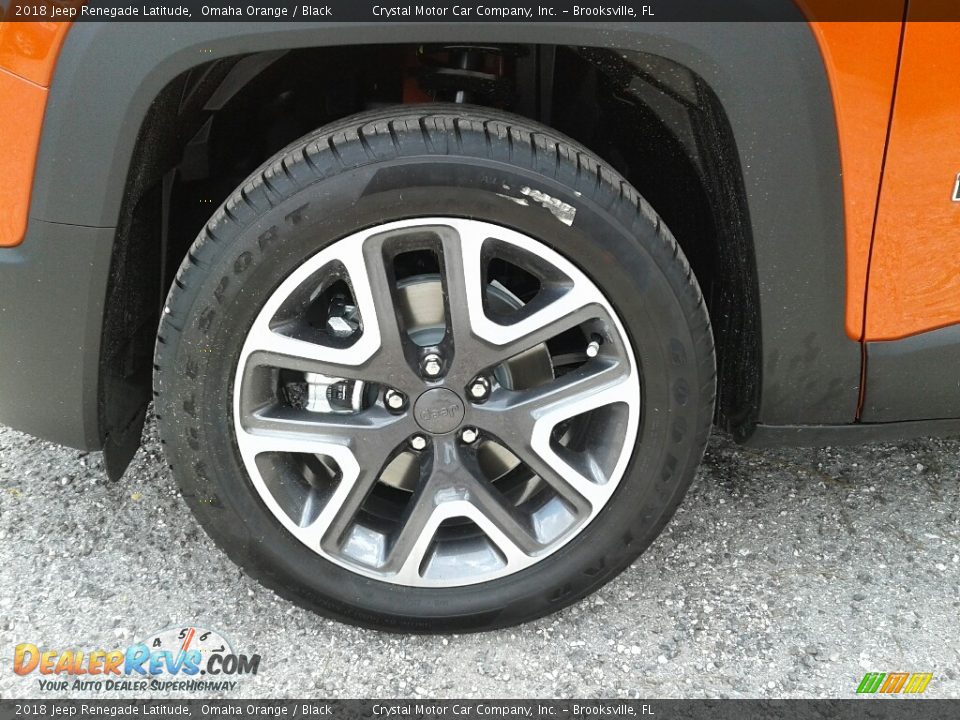 2018 Jeep Renegade Latitude Omaha Orange / Black Photo #20
