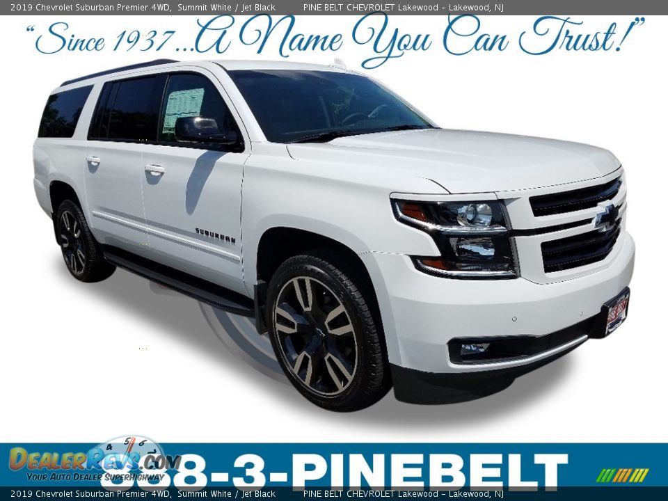 2019 Chevrolet Suburban Premier 4WD Summit White / Jet Black Photo #1