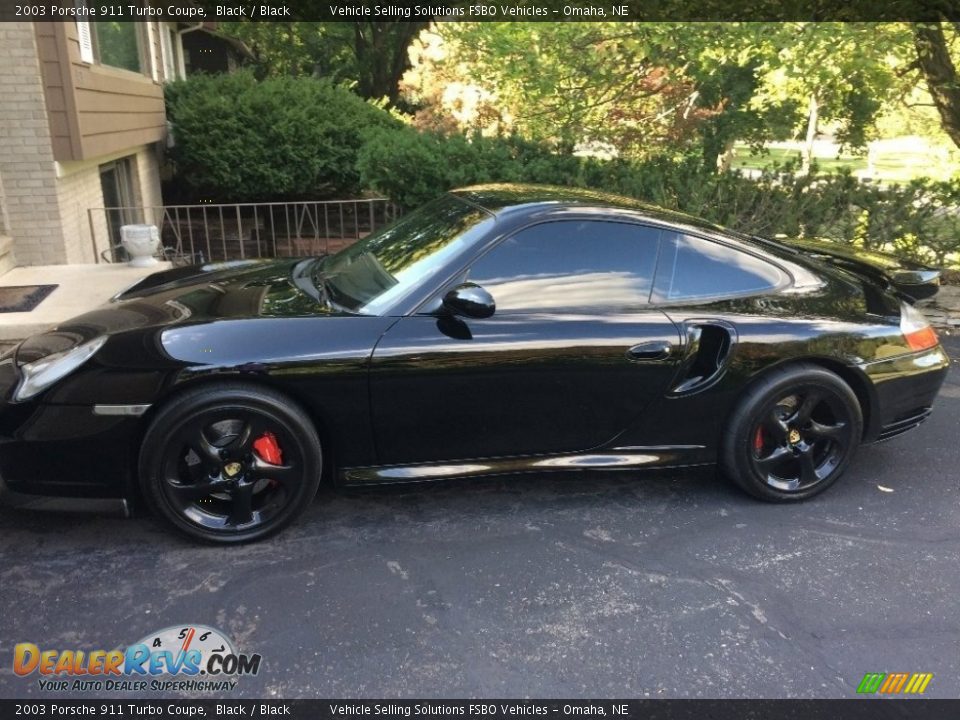 2003 Porsche 911 Turbo Coupe Black / Black Photo #18