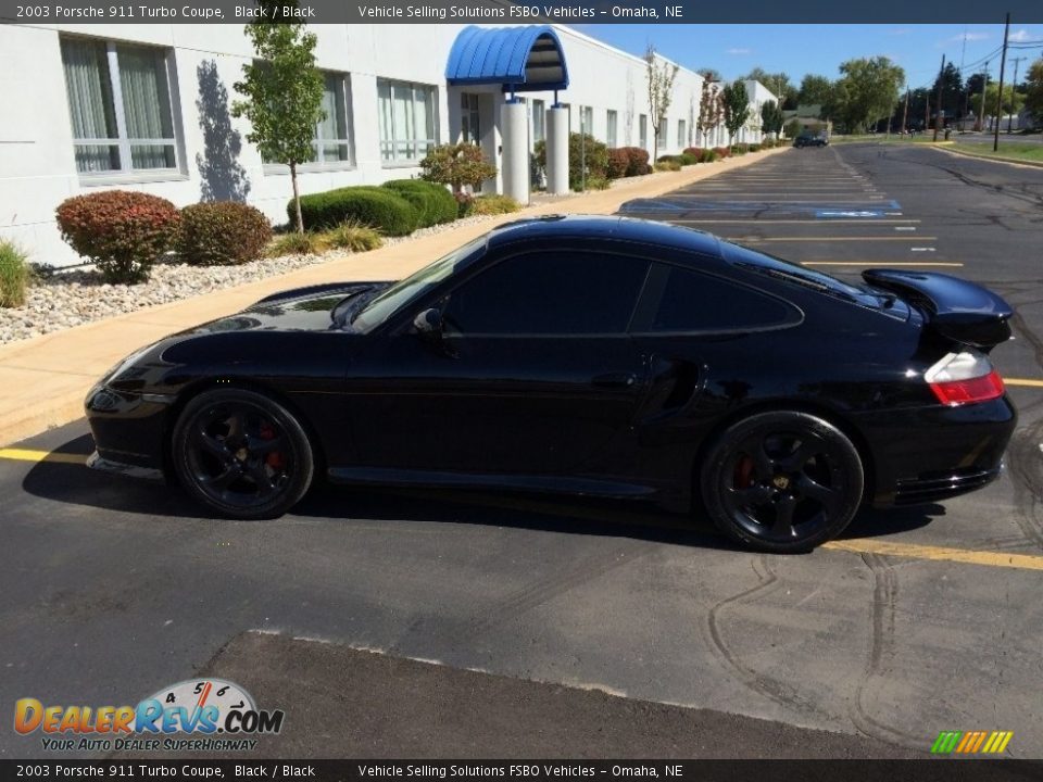 2003 Porsche 911 Turbo Coupe Black / Black Photo #19