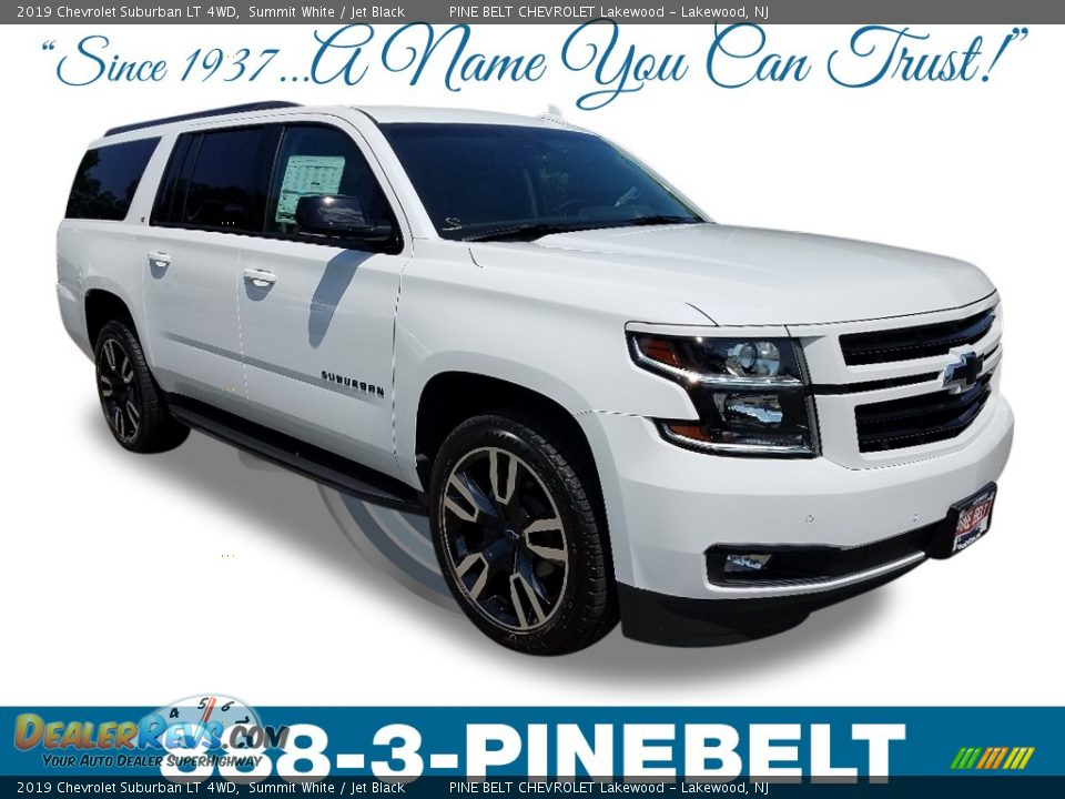 2019 Chevrolet Suburban LT 4WD Summit White / Jet Black Photo #1