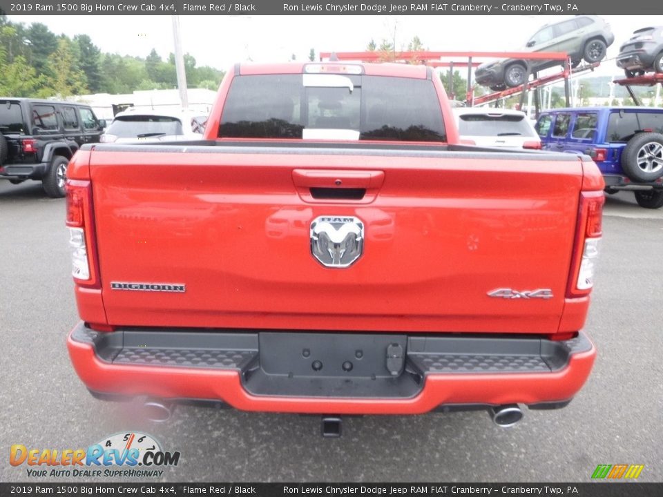 2019 Ram 1500 Big Horn Crew Cab 4x4 Flame Red / Black Photo #4