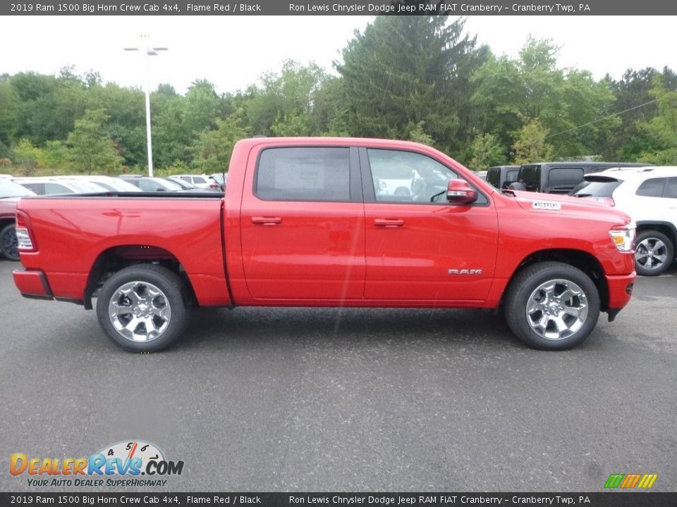 2019 Ram 1500 Big Horn Crew Cab 4x4 Flame Red / Black Photo #6