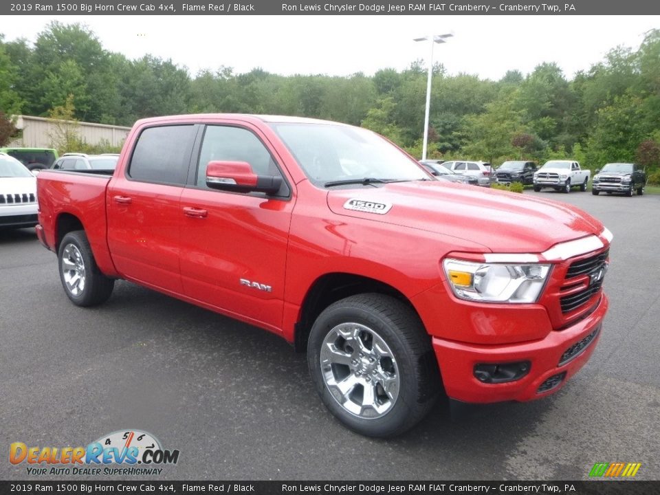 2019 Ram 1500 Big Horn Crew Cab 4x4 Flame Red / Black Photo #7