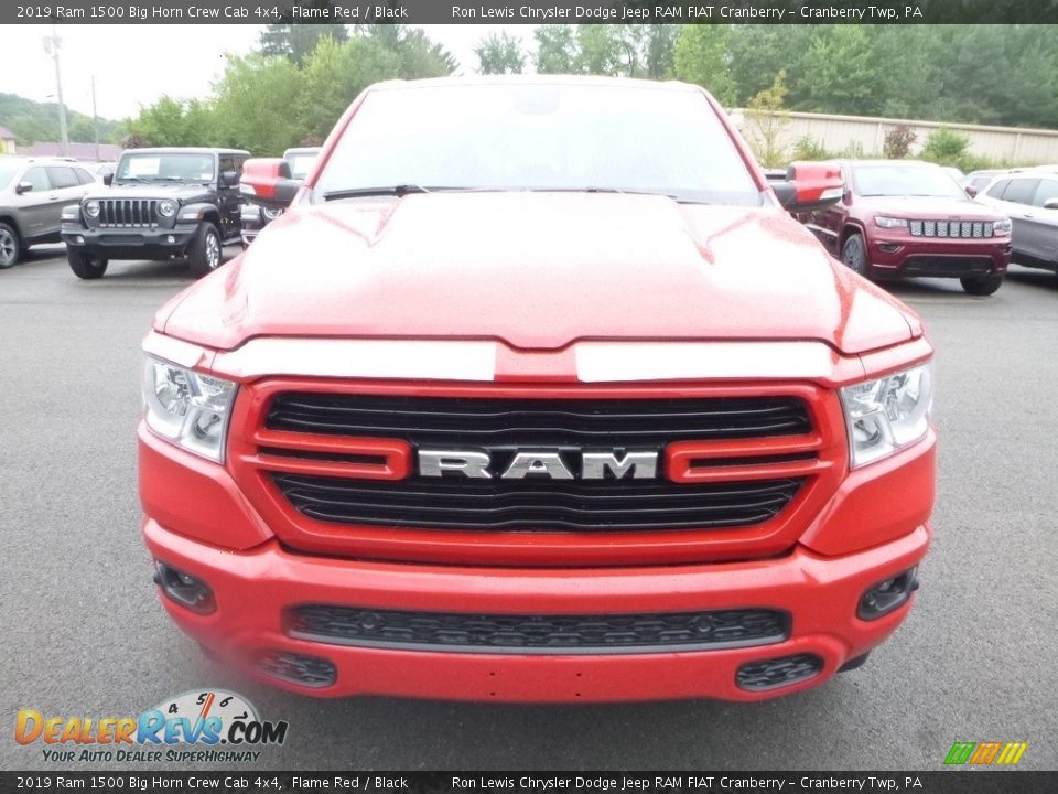 2019 Ram 1500 Big Horn Crew Cab 4x4 Flame Red / Black Photo #8
