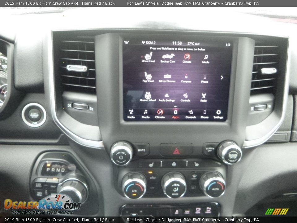 2019 Ram 1500 Big Horn Crew Cab 4x4 Flame Red / Black Photo #15