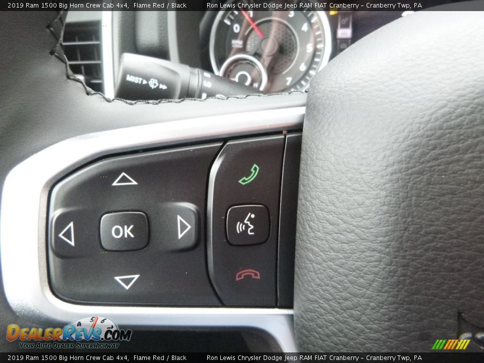 2019 Ram 1500 Big Horn Crew Cab 4x4 Flame Red / Black Photo #18