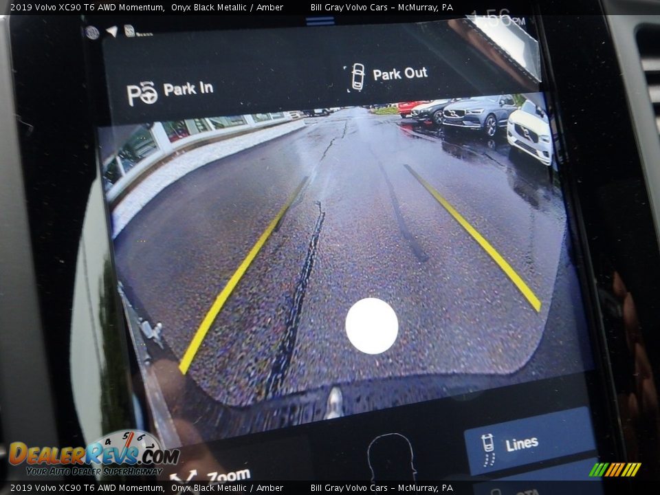 2019 Volvo XC90 T6 AWD Momentum Onyx Black Metallic / Amber Photo #15